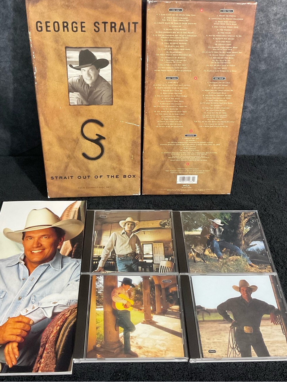 George Strait "Strait Out of the Box" Box Set - Brown